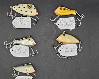 Vintage Heddon Lucky 13 Natural Leopard Frog Fishing Lure - Etsy 日本
