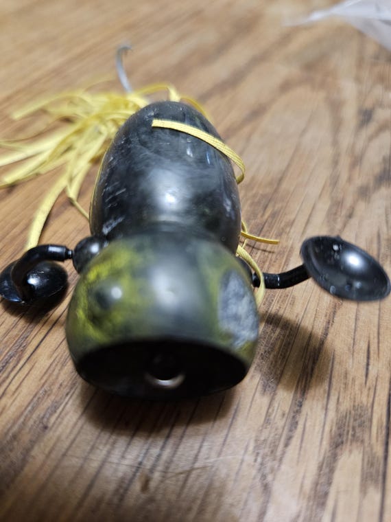 Vintage Fishing Lure- Paddle Popper - Etsy
