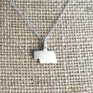 Tiny Nebraska Necklace
