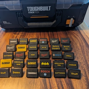 ToughBuilt StackTech Rail Label