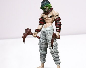 Figura Giyuutarou fatta a mano da 27 cm/10,6" - Collezione Slayer, ispirata alla serie anime Netflix, stato unico del personaggio manga