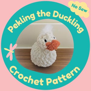 Crochet Duckling Pattern - No-Sew