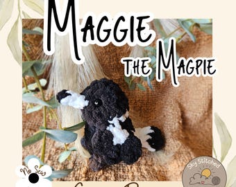 Magpie Crochet Pattern - No Sew