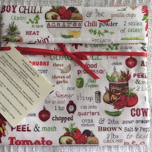 Microwave Potato Bag-Retro Kitchen Theme