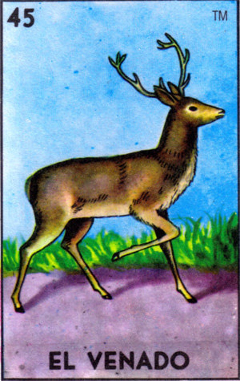 loteria mexicana venado baraja arte gallo lottery tablas lotería clemente montano portador cheque chalupa