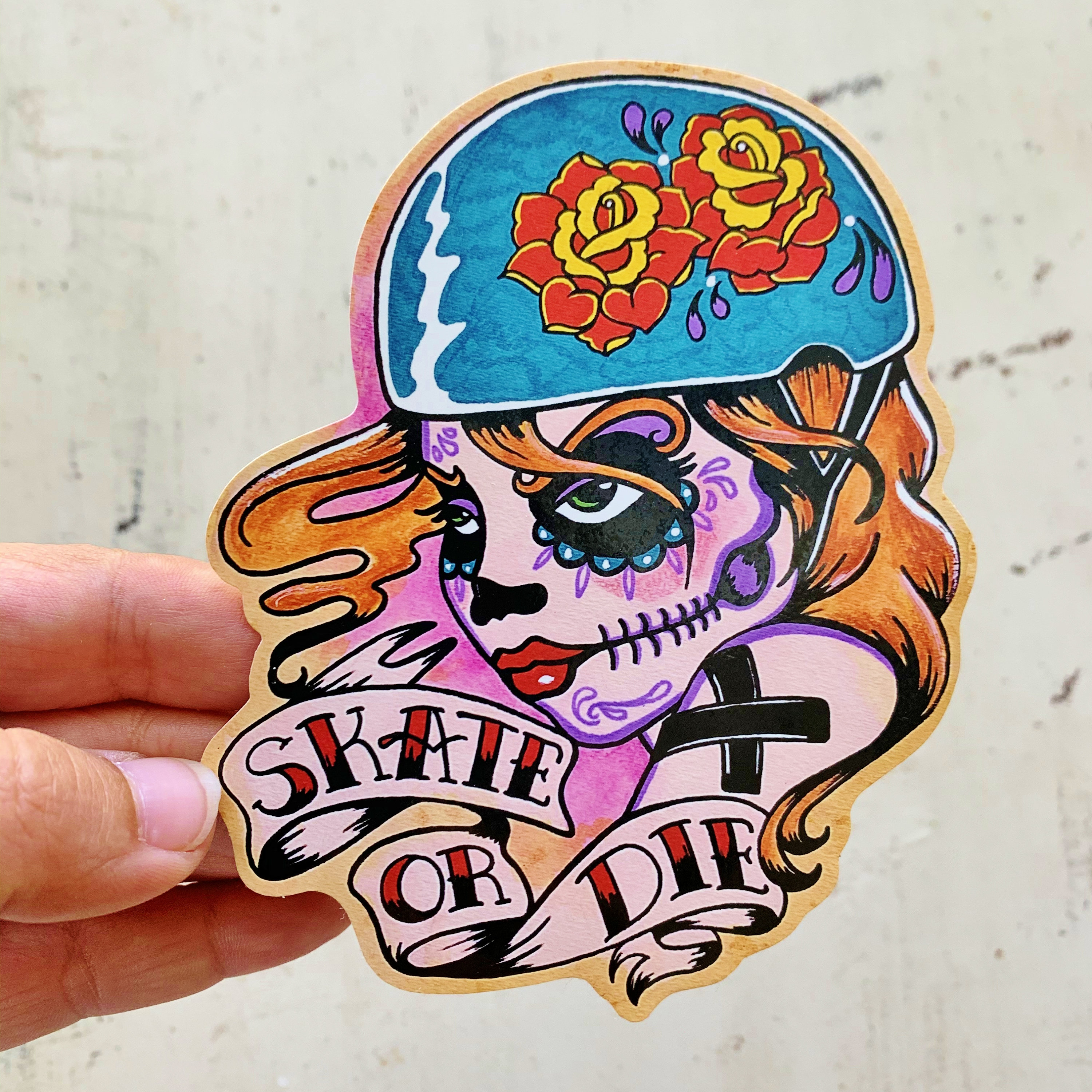 Skate or Die Sticker – DeadRockers