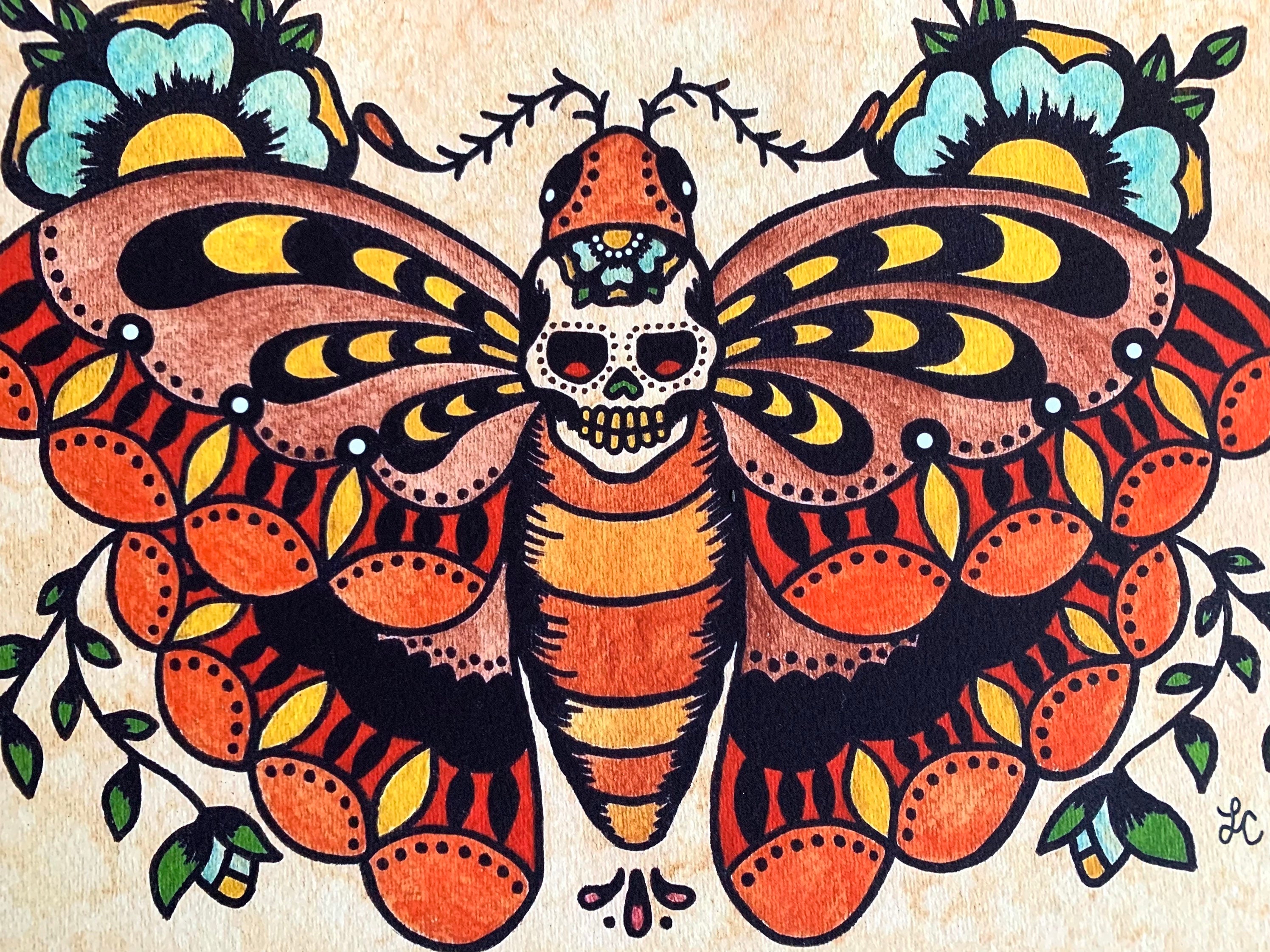 100 Colorful Ink Moth Tattoo Design png  jpg 2023