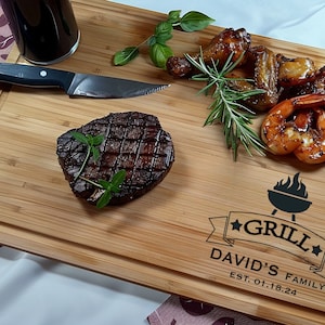 Personalized Cutting Board Wedding Gift, Bamboo Charcuterie Board, Unique Valentines Day Gift, Bridal Shower, Engraved Engagement Present