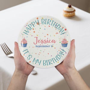 Happy birthday plate - Etsy 日本