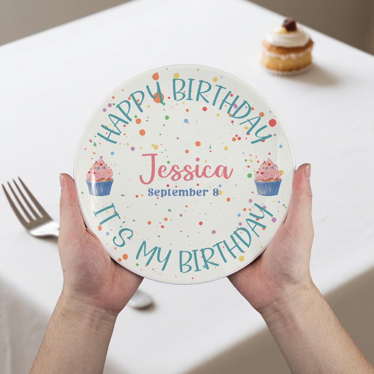 Happy birthday plate - Etsy 日本