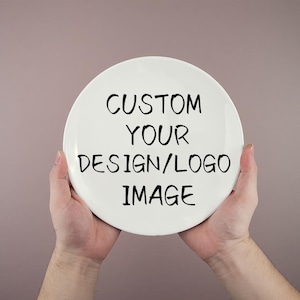 Custom Your Image Plate/Custom Birthday Plate/Custom Photo Plate/Personalized Ceramic Plate of Wedding/Wedding Plate/Custom Birthday Gift
