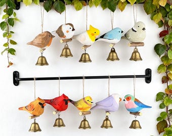 Lot 3 Têtes D'oiseau Aimantées Pour Charnière De Porte : Déco Insolite Miniature, Cadeau Animalier
