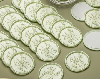 Custom Wax Seal Stickers, Wedding Self-Adhesive Wax Stickers, Wedding Wax Seal, Custom Self-Adhesive Wax Seals, Custom Wax Seals, Wax Seals