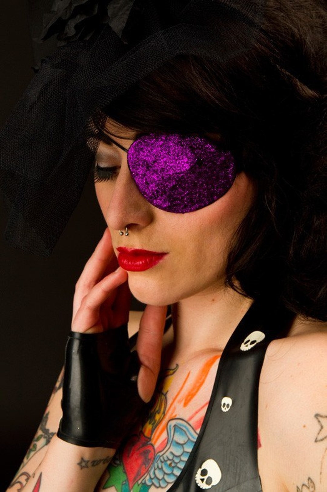 Glitter Eye Patch, Glam, Sparkle, Many Colours Available Etsy