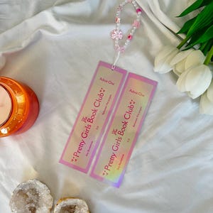 Pretty girls book club bookmark