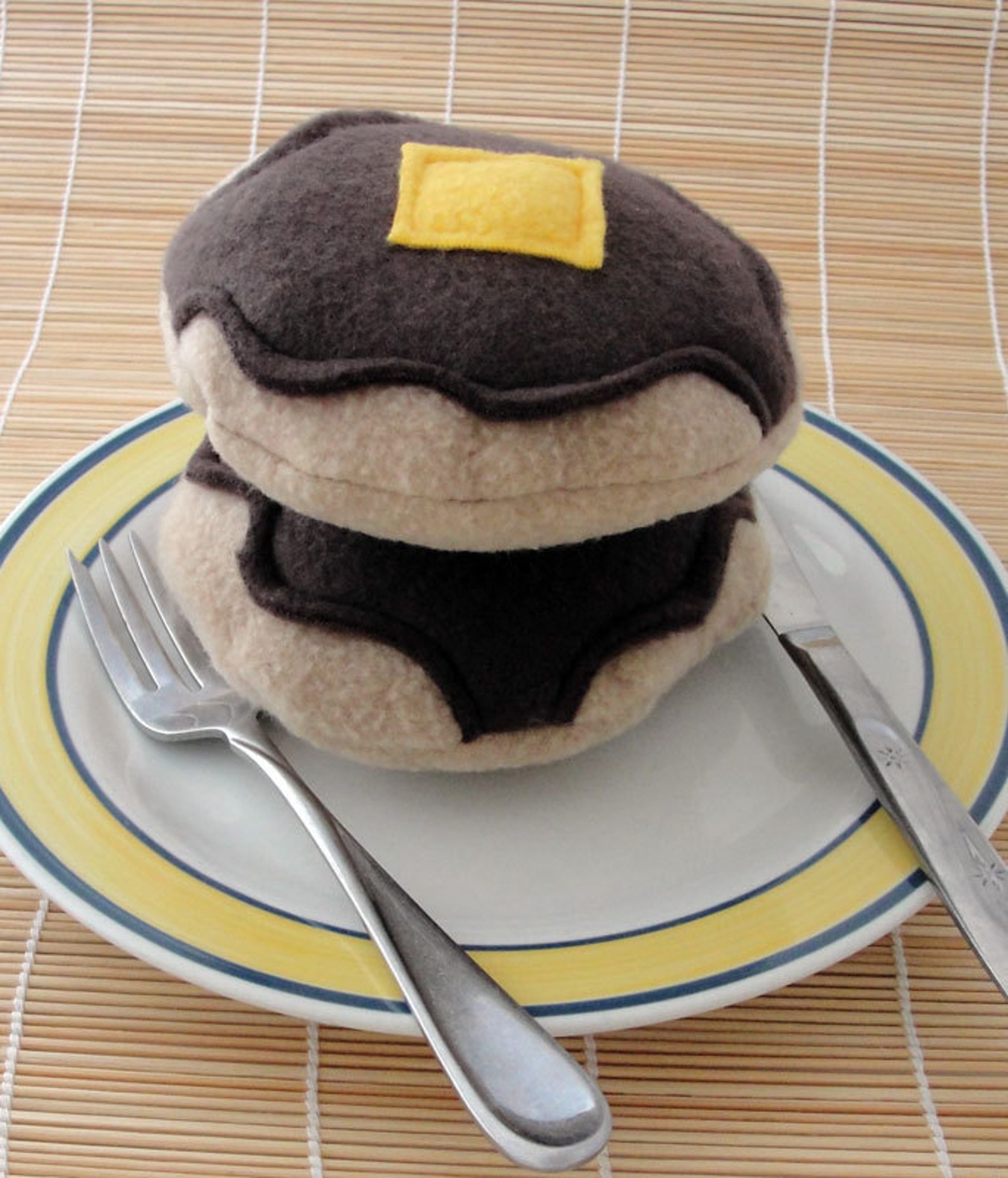 Squeaky Pancake and Syrup Toy for Small Dogs Etsy