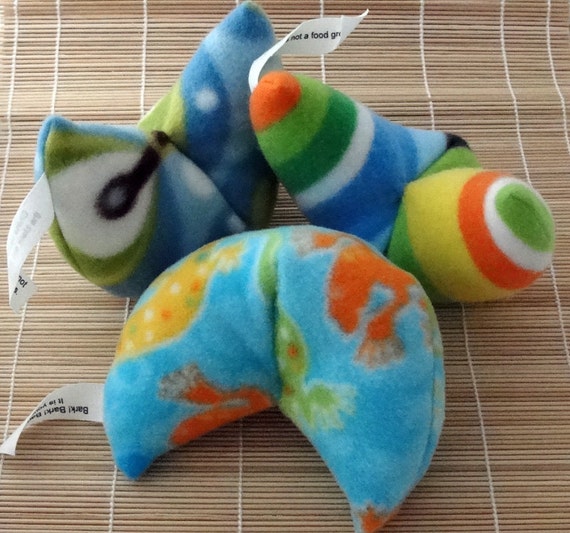 Items similar to Squeaky Fortune Cookie Dog Toy for bigger dogs on Etsy