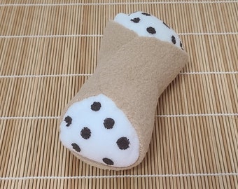 Squeaky Cannoli Dog Toy for Smaller Dogs