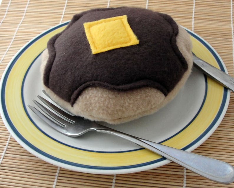 Squeaky Pancake and Syrup Toy for Big Dogs Etsy