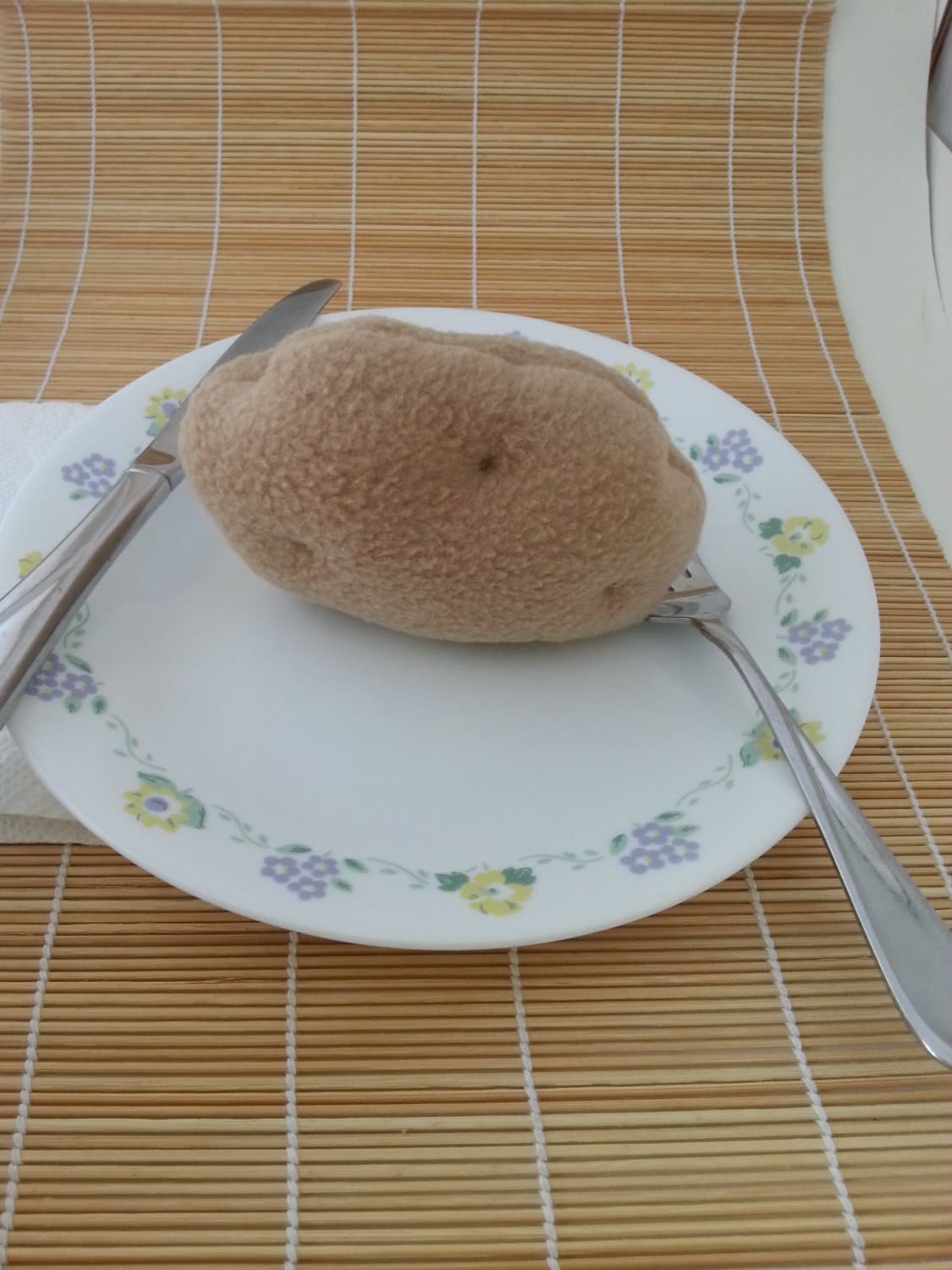 Baked Potato Squeaky Dog Toy Etsy UK