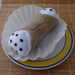 Squeaky Cannoli Dog Toy for Larger Dogs image 5