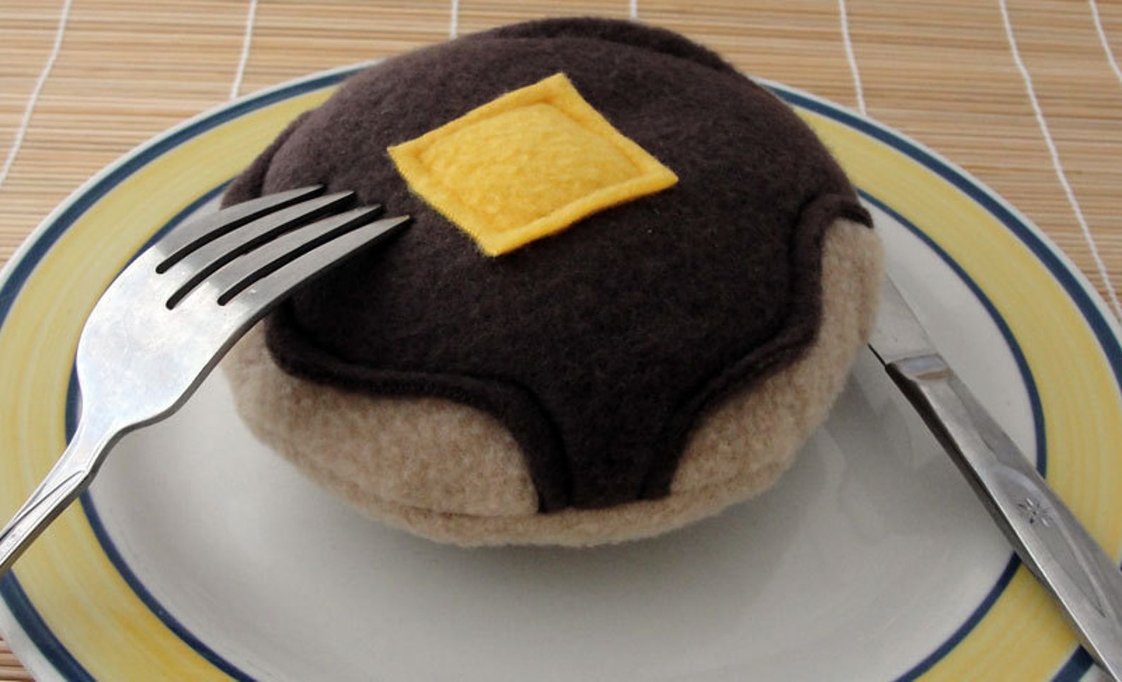 Squeaky Pancake and Syrup Toy for Small Dogs Etsy