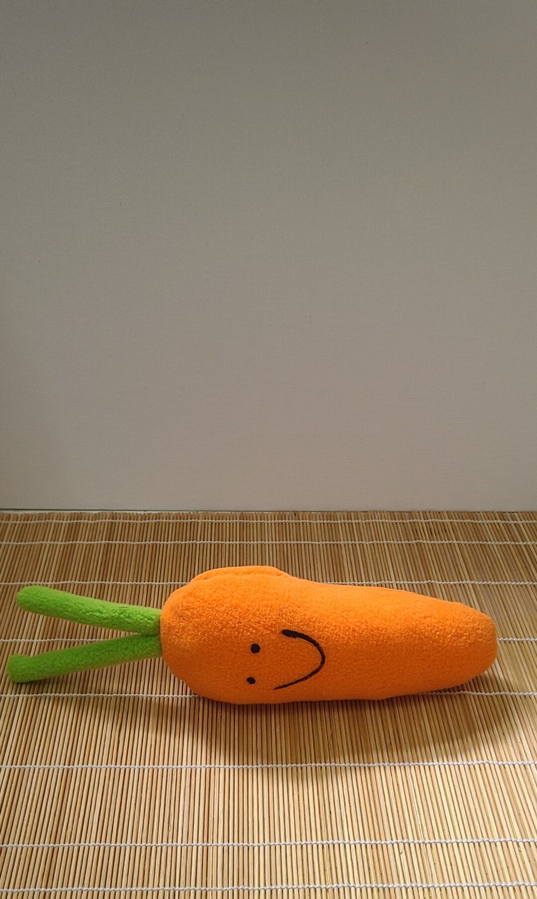 Happy Carrot Squeaky Dog Toy Etsy