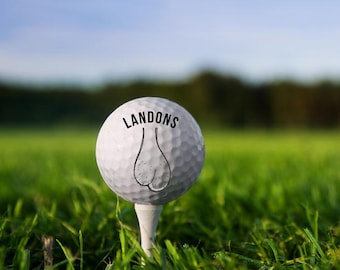 Funny Golf Ball - Humorous Gift for Golf Lovers - Unique Golf Ball Design - Perfect Gift for Him, Her, Birthday, or Special Occasion"