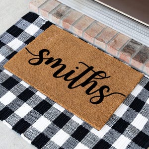 Made To Order Gift Housewarming Personalized Doormat Gift Custom Doormat