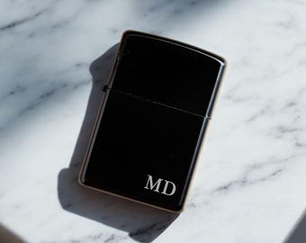 Personalized ZIPPO LIGHTERS for Men Groomsmen Men Cool Birthday for Him Dad Custom Engraved Fathers Day Gift Husband Wedding Women Boyfriend