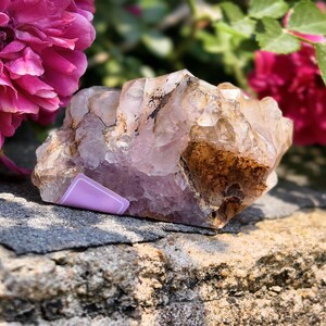 Amethyst Agate Crystal Cluster: Natural Healing Geode, Home Decor
