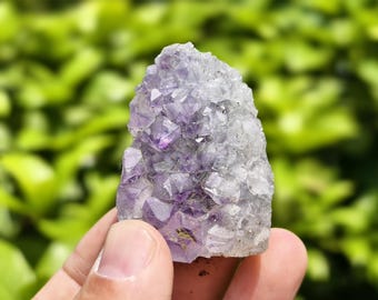 Natural Amethyst Geode Tower: Healing Crystal Decor