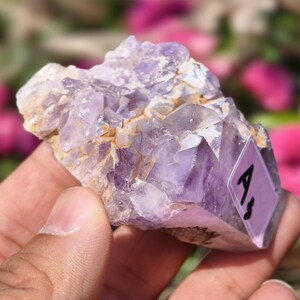 Amethyst Agate Crystal Cluster: Natural Healing Geode, Home Decor