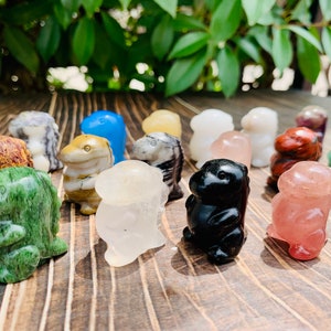 1.3&#39;&#39; Natural Crystal Cartoon Dinosaur, Desk Decoration, Gemstone Dinosaur, Stone Dinosaur, Healing Crystal, Home Decor, Crystal Gift