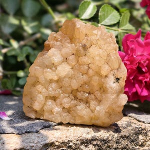 Ornement géode en quartz transparent : décoration en cristal de guérison naturel