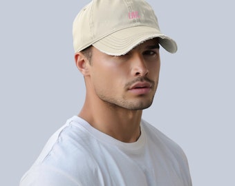 Live. Unisex cap in used look