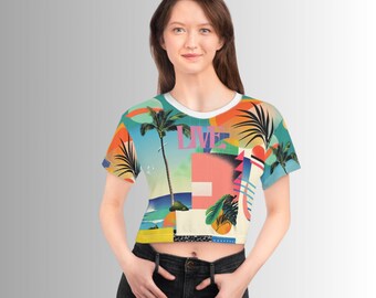 Live. Woman Crop T-Shirt Summer Edition