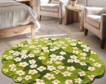 Chrysanthemum Moss Rug