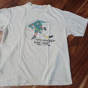 Vintage, Circa mid 1980&#39;s Sharks tee shirt before they were even named the Sharks (See history below)  Mens XL - 46-48