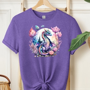 Watercolor Dragon Shirt - Dragon Lover Gift - Mythical Fantasy Shirts - Dragon Gift For Her - Gift For HIm - Dragion Tee - Dragon T-shirt