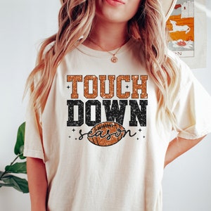 Football T-shirt, Football T-shirt for Women, Football Shirt, Game Day Shirt, Cute Football T-shirt - Womens Football Tee - Sunday Football