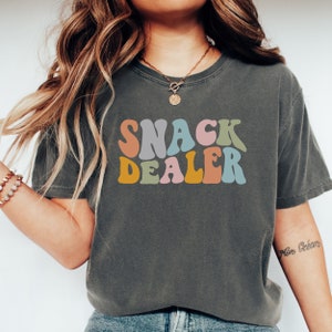 Snack Dealer Funny Mom T-shirt - ,Funny Mom Shirt - Mom Shirt - Gift for Mom - Mothers Day Shirt - Mother&#39;s Day Shirt - Funny Mom T-shirt
