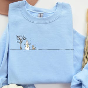 Christmas Snowman Sweatshirt, Christmas Sweatshirt, Snowman Shirt, Snowman T-Shirt, Christmas Crewneck, Christmas Shirts for Women, Snowman