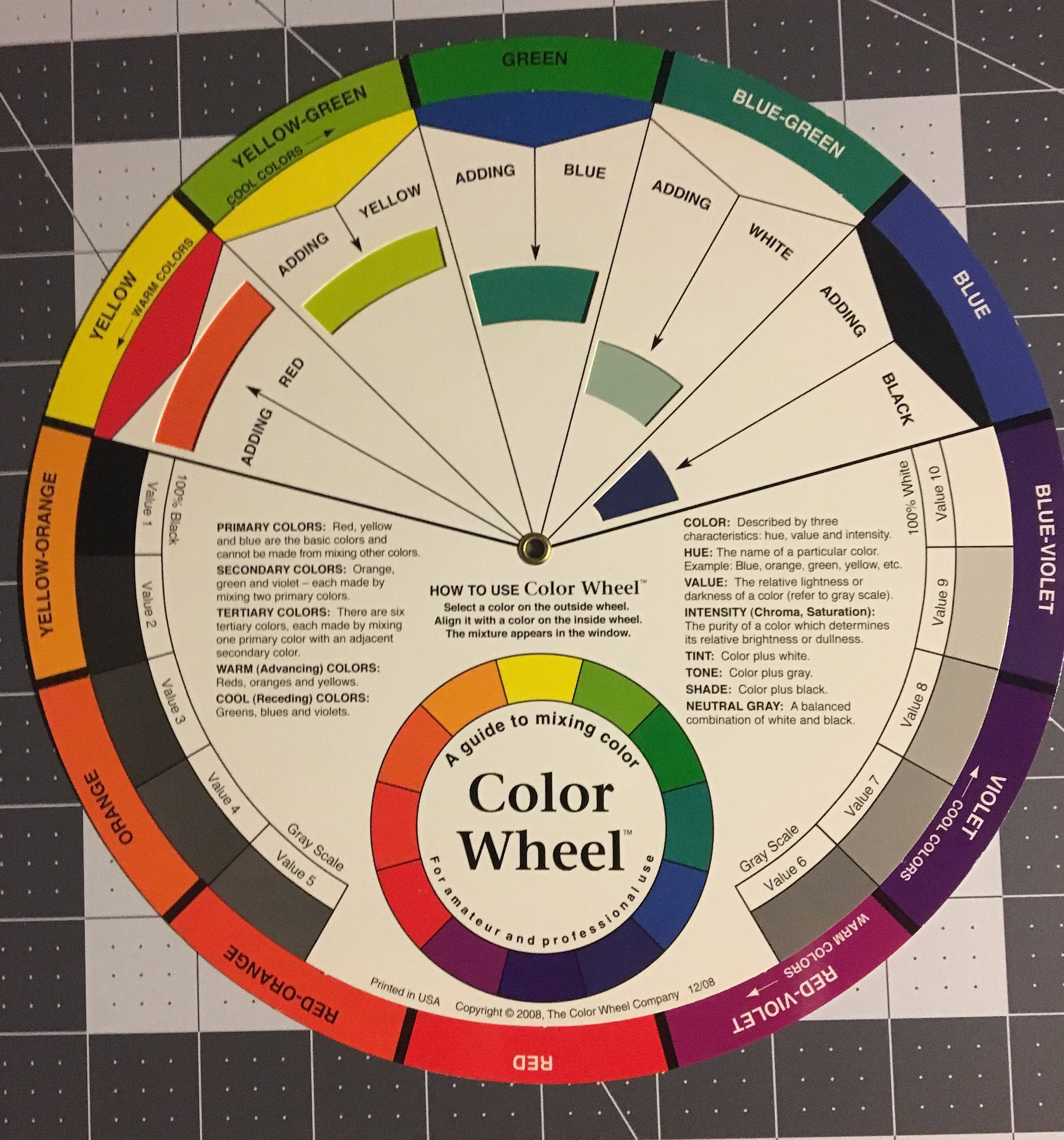 The Color Wheel 5 18 The Pocket Color Wheel Color Wheel Paint Images