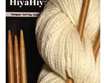 5 inch HiyaHiya Bamboo Double Pointed Knitting Needle
