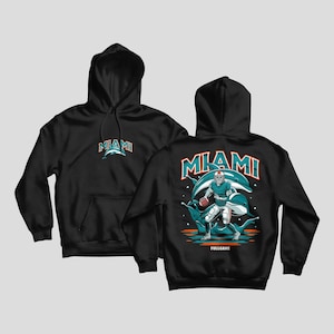 Miami Football Hoodie: Unisex Fleece Sweatshirt, Game Day Apparel