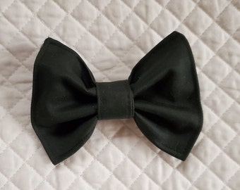 Black Bow Tie for Dogs, Pet Wedding Bow Tie, Formalwear, Dog Neckwear and Accessories, Pet Supplies