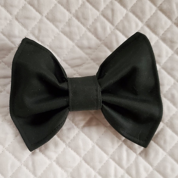 Black Bow Tie for Dogs, Pet Wedding Bow Tie, Formalwear, Dog Neckwear and Accessories, Pet Supplies