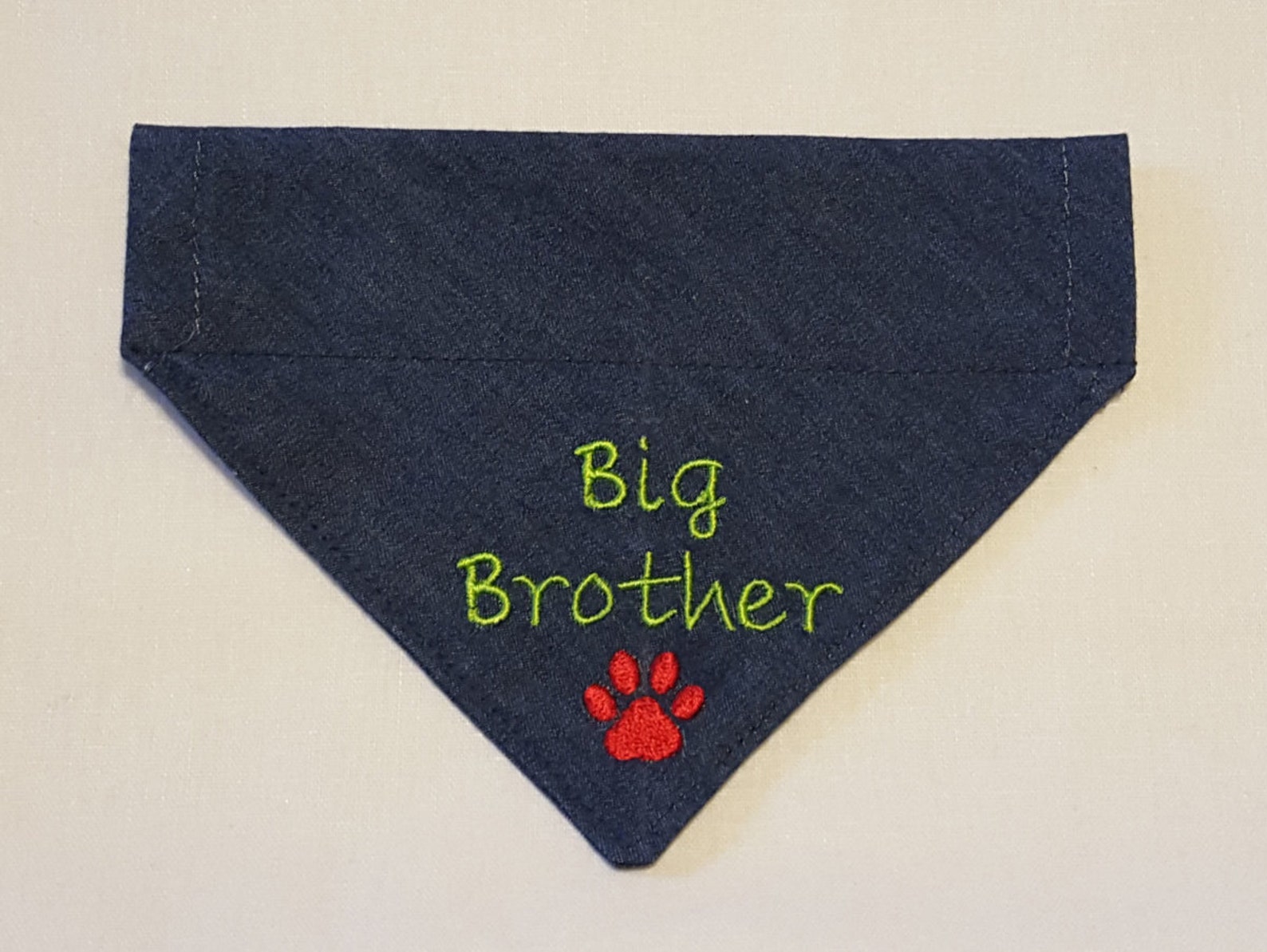 Big Brother or Big Sister Dog Bandana With Little Sister Baby Etsy