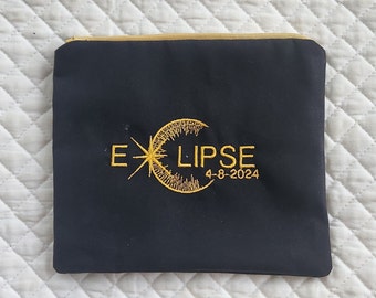 Eclipse 2024 zipper pouch, Special Remembrance